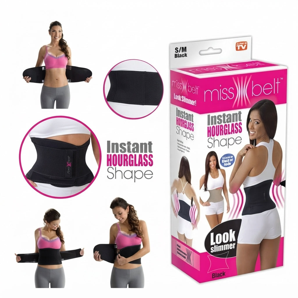 Miss Belt Waist Trainer (Black)
